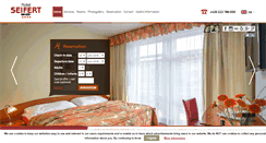 Desktop Screenshot of hotelseifert.cz